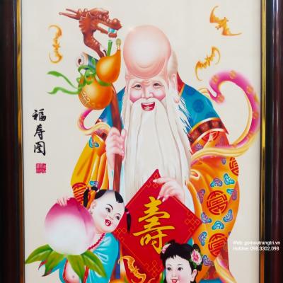 Tranh Sứ Phúc Thọ Đồ (tranh mừng thọ)